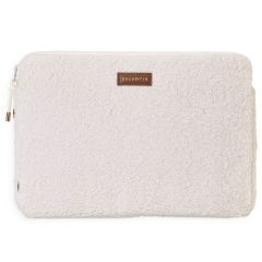 Selencia Teddy Laptop hoes 15-16 inch - Laptopsleeve - Beige