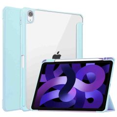 iMoshion Trifold Hardcase Bookcase iPad Air 11 inch (2024) M2 / Air 5 (2022) / Air 4 (2020) - Lichtblauw
