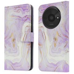 imoshion Design Bookcase Xiaomi Redmi A3 - Purple Marble