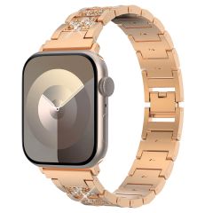 Selencia Sparkle schakelband voor de Apple Watch Series 1-9 / SE - 38/40/41 mm / Series 10 - 42 mm - Rosé Goud