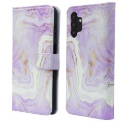 imoshion Design Bookcase Samsung Galaxy A13 (5G) - Purple Marble
