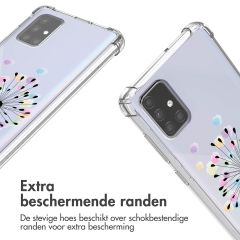 imoshion Design hoesje met koord Samsung Galaxy A71 - Sandstone Dandelion