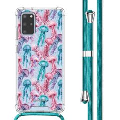 imoshion Design hoesje met koord Samsung Galaxy S20 Plus - Jellyfish Watercolor