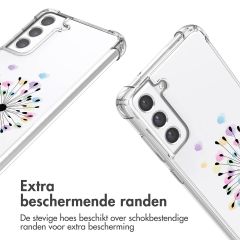 imoshion Design hoesje met koord Samsung Galaxy S21 FE - Sandstone Dandelion