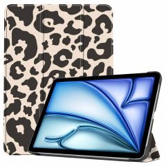 imoshion Trifold Design Bookcase iPad Air 13 inch (2024) M2 - Leopard