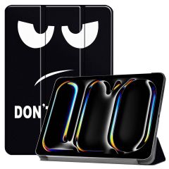 imoshion Trifold Design Bookcase iPad Pro 11 (2024) M4 - Don't touch