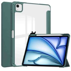 imoshion Trifold Hardcase Bookcase iPad Air 13 inch (2024) M2 - Donkergroen