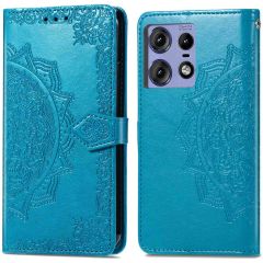 imoshion Mandala Bookcase Motorola Edge 50 Pro - Turquoise