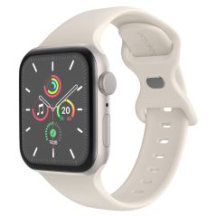 imoshion Siliconen⁺ bandje Apple Watch Series 1-9 / SE - 38/40/41 mm / Series 10 - 42 mm - Sterrenlicht - Maat S/M