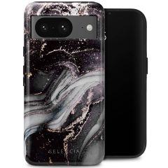 Selencia Vivid Backcover Google Pixel 8 - Chic Marble Black