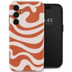 Selencia Vivid Backcover Samsung Galaxy A35 - Dream Swirl Orange