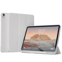 Accezz Smart Silicone Bookcase iPad Air 11 inch (2024) M2 / Air 5 (2022) / iPad Air 4 (2020) - Grijs