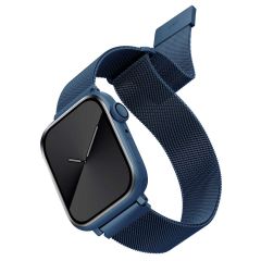 Uniq Dante Mesh Milanese stalen bandje Apple Watch 1-9 / SE - 38/40/41 mm - Cobalt Blue