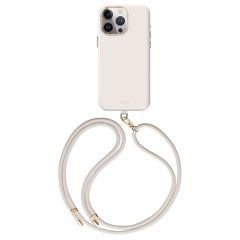 Coehl Crème MagSafe Backcover met koord iPhone 15 Pro - Ivory
