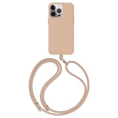 Coehl Muse MagSafe Backcover met koord iPhone 15 Pro Max - Dusty Nude