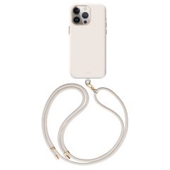 Coehl Crème MagSafe Backcover met koord iPhone 15 Pro Max - Ivory