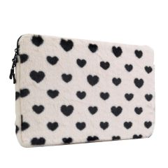 imoshion Fluffy Laptop hoes 15-16 inch - Laptopsleeve - Hearts