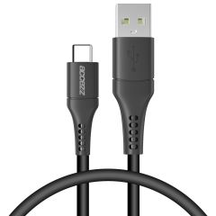 Accezz USB-C naar USB kabel Samsung Galaxy A20e - 0,2 meter - Zwart