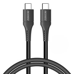 Accezz USB-C naar USB-C kabel Samsung Galaxy S10 Plus - 1 meter - Zwart