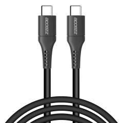 Accezz USB-C naar USB-C kabel Samsung Galaxy S10 Plus - 2 meter - Zwart
