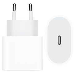 Apple Originele USB-C Power Adapter iPhone 11 Pro - Oplader - USB-C aansluiting - 20W - Wit