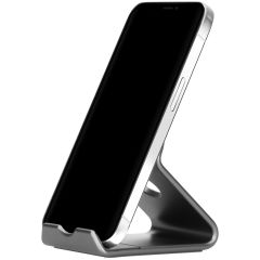 Accezz Telefoonhouder bureau Samsung Galaxy S22 - Tablethouder bureau - Premium - Aluminium - Grijs