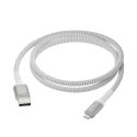 dbramante1928 re-charge - Braided oplaadkabel - USB-A naar Lightning - 1,2 meter - Wit