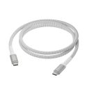 dbramante1928 re-charge - Braided oplaadkabel - USB-C naar USB-C - 100 Watt - 1,2 meter - Wit