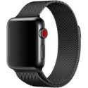 WiWu Milanese band Apple Watch Series 1-9 / SE - 38/40/41 mm / Series 10 - 42 mm - Zwart