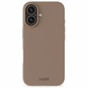 Holdit Silicone Case iPhone 16 - Mocha Brown