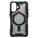 UAG Plasma XTE Backcover MagSafe iPhone 16 - Black / Orange