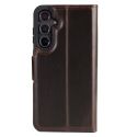 Wachikopa Magic Bookcase 2-in-1 Samsung Galaxy S24 Plus - Dark Brown