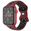 imoshion Sport⁺ bandje Apple Watch Series 1-10 / SE / Ultra (2) - 42/44/45/46/49 mm - Maat M/L - Wine Red & Black