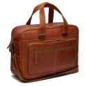 The Chesterfield Brand Singapore Laptoptas 15-15,6 inch - Echt leer - Cognac