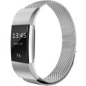 imoshion Milanees magnetisch bandje Fitbit Charge 2 - Maat S - Zilver