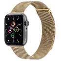 imoshion Milanees magnetisch bandje Apple Watch Series 1-10 / SE / Ultra (2) - 42/44/45/46/49 mm - Maat S - Champagne