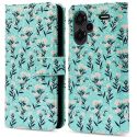 imoshion Design Bookcase Xiaomi Redmi Note 13 Pro Plus (5G) - Blue Flowers