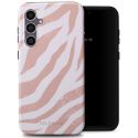 Selencia Vivid Backcover Samsung Galaxy S23 FE - Colorful Zebra Old Pink