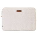 Selencia Teddy Laptop hoes 15-16 inch - Laptopsleeve - Beige