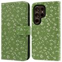 imoshion Design Bookcase Samsung Galaxy S24 Ultra - Green Flowers