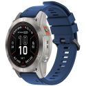 imoshion QuickFit® Siliconen bandje - 26 mm Garmin Watch aansluiting - Donkerblauw