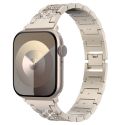 Selencia Sparkle schakelband voor de Apple Watch Series 1-9 / SE - 38/40/41 mm / Series 10 - 42 mm - Champagne Goud