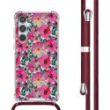 imoshion Design hoesje met koord Samsung Galaxy A35 - Flower Water