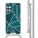 imoshion Design hoesje met koord Samsung Galaxy A55 - Petrol Green Graphic