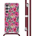 imoshion Design hoesje met koord Samsung Galaxy S24 Plus - Flower Water