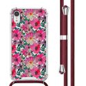 imoshion Design hoesje met koord iPhone Xr - Flower Water