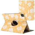 imoshion 360° Draaibare Design Bookcase iPad Air 13 inch (2024) M2 - Yellow Flowers