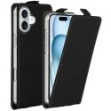 Accezz Flipcase iPhone 16 Plus - Zwart