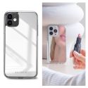 Selencia Mirror Backcover iPhone 11 - Hoesje met spiegel - Zilver