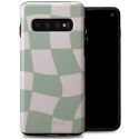 Selencia Vivid Backcover Samsung Galaxy S10 - Groovy Sage Green